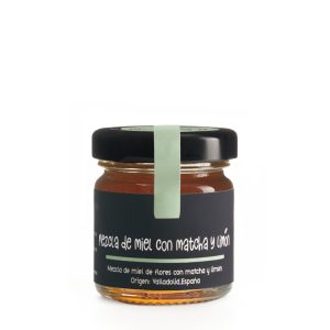 Miel con matcha y limón