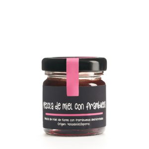 Miel con frambuesa
